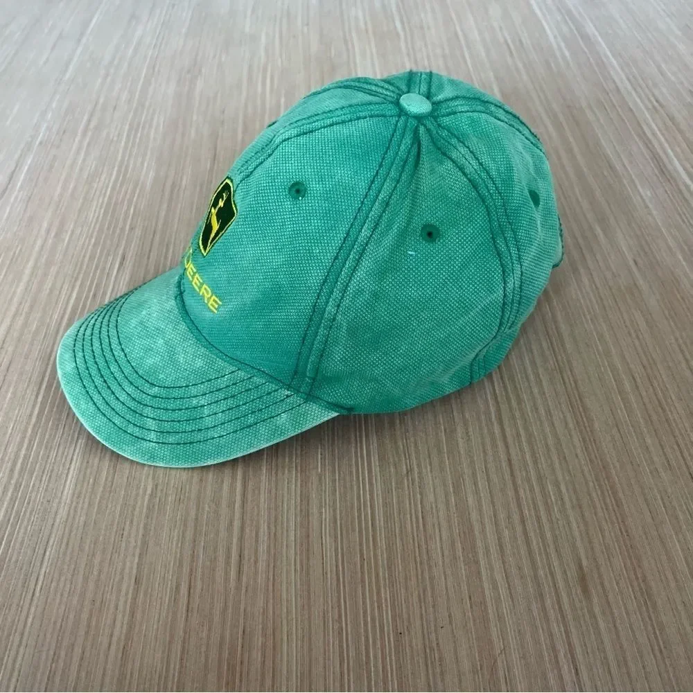 John Deere Green Logo Baseball Hat - Picture 8 of 9